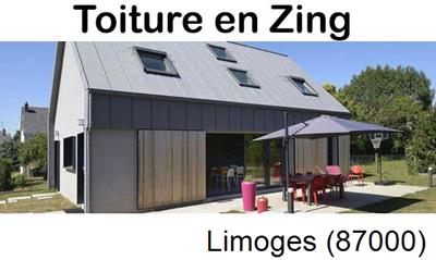 Couverture zing à Limoges-87000