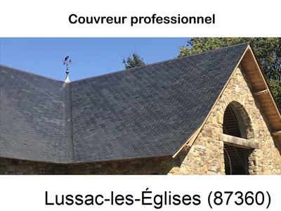 Artisan couvreur 87 Lussac-les-Églises-87360