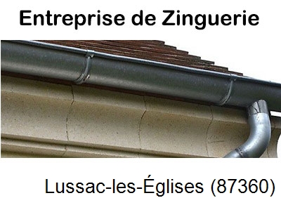 Artisan couvreur zingueur Lussac-les-Églises-87360