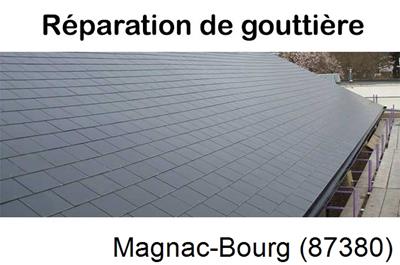 Travaux rénovation gouttière Magnac-Bourg-87380