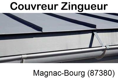 Photo toiture zinc Magnac-Bourg-87380