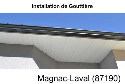 Entreprise de gouttière à Magnac-Laval-87190