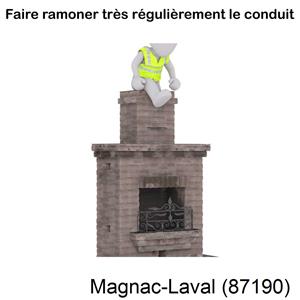 Gainage de cheminée à Magnac-Laval-87190