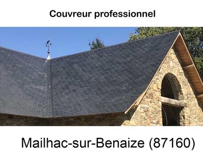 Artisan couvreur 87 Mailhac-sur-Benaize-87160