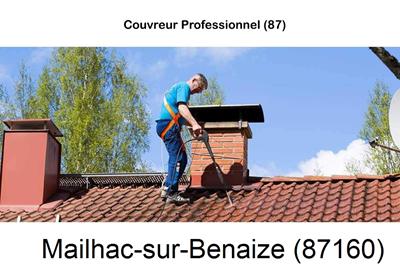 Couvreur à Mailhac-sur-Benaize-87160