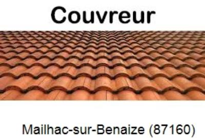 Toiture réparation à Mailhac-sur-Benaize-87160