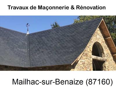 Département Haute-vienne, artisan maçon Mailhac-sur-Benaize-87160