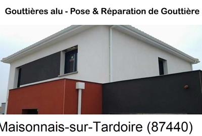 Pose gouttière en alu Maisonnais-sur-Tardoire-87440