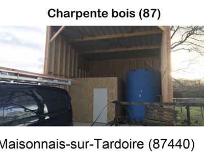 charpente traditionnelle à Maisonnais-sur-Tardoire-87440