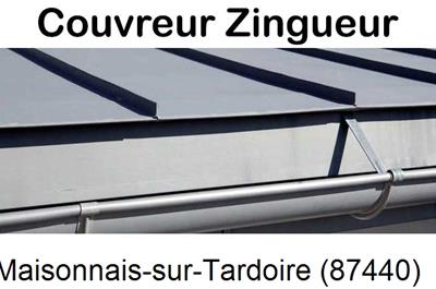 Photo toiture zinc Maisonnais-sur-Tardoire-87440