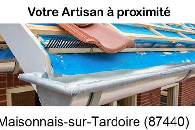 Toiture neuve en zinc Maisonnais-sur-Tardoire-87440