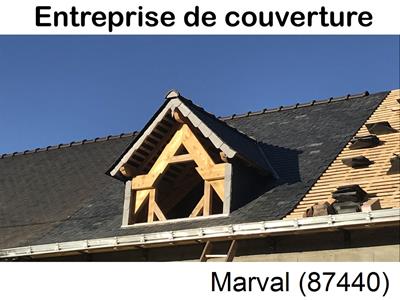Charpentier, charpente bois Marval-87440