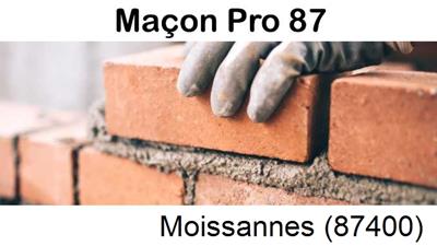 Rénovation maçonnerie à Moissannes-87400