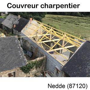 Votre artisan en charpente illustration Nedde-87120