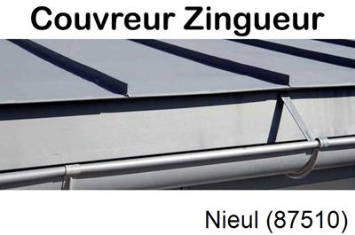 Photo toiture zinc Nieul-87510