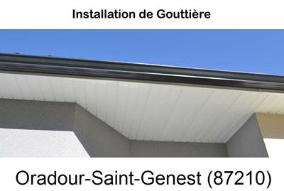 Entreprise de gouttière à Oradour-Saint-Genest-87210