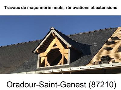 Maçonnerie en neuf à Oradour-Saint-Genest-87210