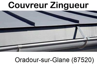 Photo toiture zinc Oradour-sur-Glane-87520