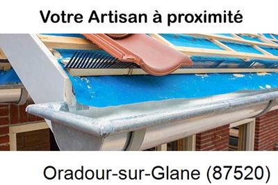 Toiture neuve en zinc Oradour-sur-Glane-87520