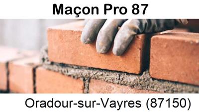 Rénovation maçonnerie à Oradour-sur-Vayres-87150