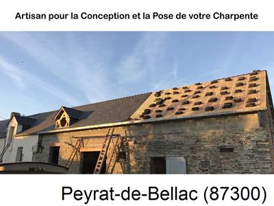 Rénovation charpente Peyrat-de-Bellac-87300