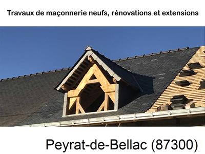 Maçonnerie en neuf à Peyrat-de-Bellac-87300