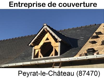Charpentier, charpente bois Peyrat-le-Château-87470
