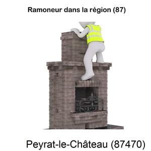 Couvreur ramoneur Peyrat-le-Château-87470