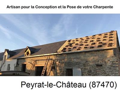 Rénovation charpente Peyrat-le-Château-87470