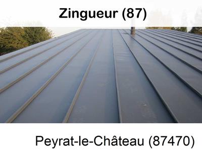 Votre zingueur en image à Peyrat-le-Château-87470