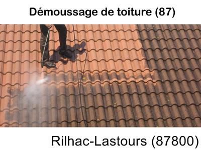 Toiture démoussage Rilhac-Lastours-87800