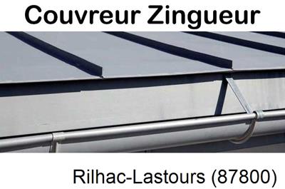 Photo toiture zinc Rilhac-Lastours-87800