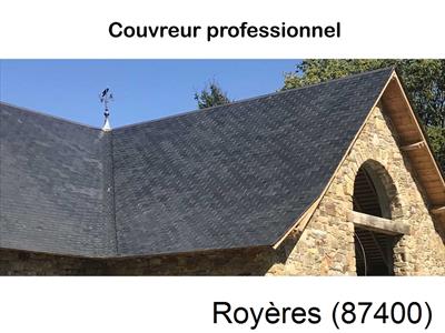 Artisan couvreur 87 Royères-87400
