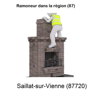 Ramonage cheminée Saillat-sur-Vienne-87720