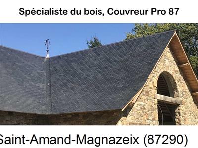 Photo d'une charpente Saint-Amand-Magnazeix-87290