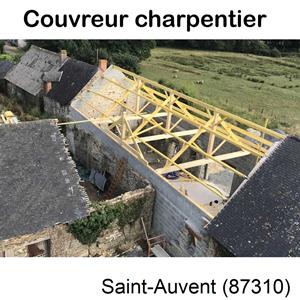 Votre artisan en charpente illustration Saint-Auvent-87310