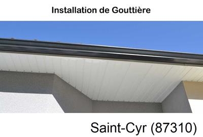 Entreprise de gouttière à Saint-Cyr-87310