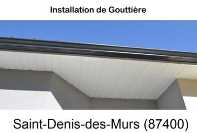 Entreprise de gouttière à Saint-Denis-des-Murs-87400