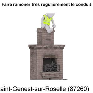 Gainage de chaminée Saint-Genest-sur-Roselle-87260