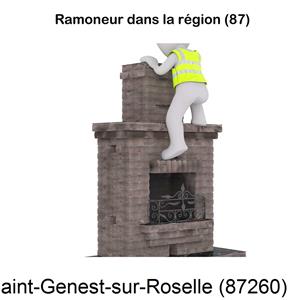 Ramonage cheminée Saint-Genest-sur-Roselle-87260