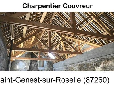 Votre charpentier, travaux de charpente Saint-Genest-sur-Roselle-87260