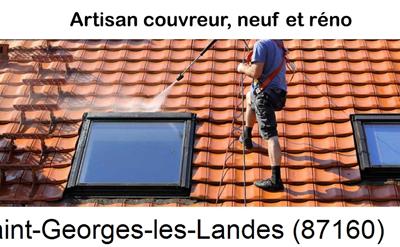 Artisan couvreur propose anti-mousse à Saint-Georges-les-Landes-87160