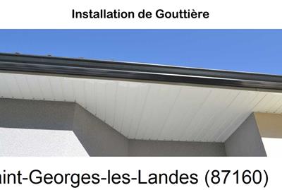 Entreprise de gouttière à Saint-Georges-les-Landes-87160