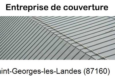 Toiture neuve en zinc Saint-Georges-les-Landes-87160