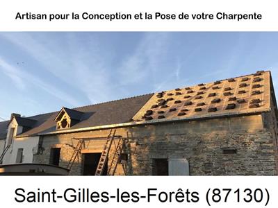 Rénovation charpente Saint-Gilles-les-Forêts-87130