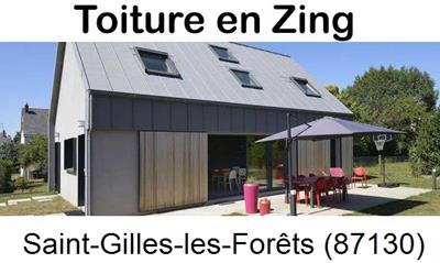 Couverture zing à Saint-Gilles-les-Forêts-87130