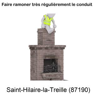 Gainage de chaminée Saint-Hilaire-la-Treille-87190