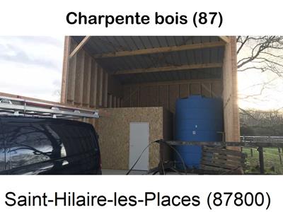 charpente traditionnelle à Saint-Hilaire-les-Places-87800