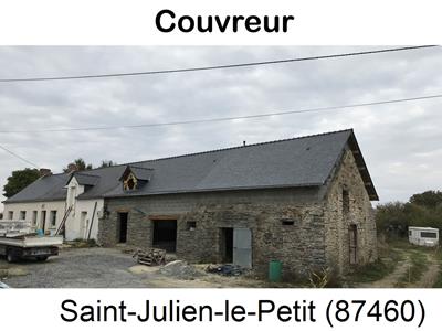 Couverture ardoise à Saint-Julien-le-Petit-87460