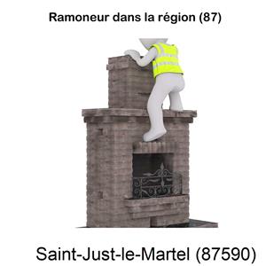 Ramonage cheminée Saint-Just-le-Martel-87590